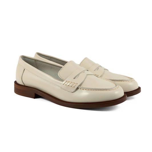 MOCASSINO IN ASPORT BURRO CON MASCHERINA E SUOLA A CONTRASTO