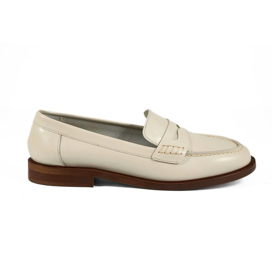 MOCASSINO IN ASPORT BURRO CON MASCHERINA E SUOLA A CONTRASTO