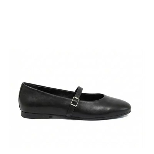 Ballerina Mary Jane in nappa nera | Michele Lopriore