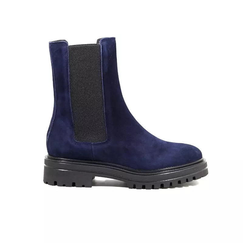 Beatles chelsea in camoscio blu | Michele Lopriore