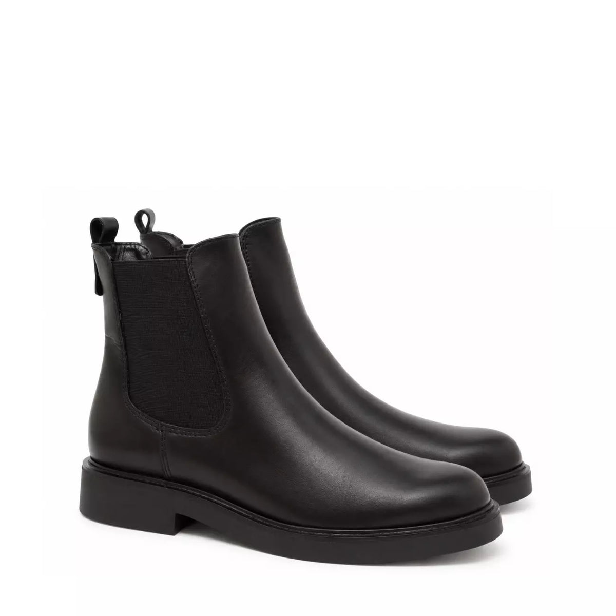 Beatles in nappa nera con elastico laterale | Michele Lopriore