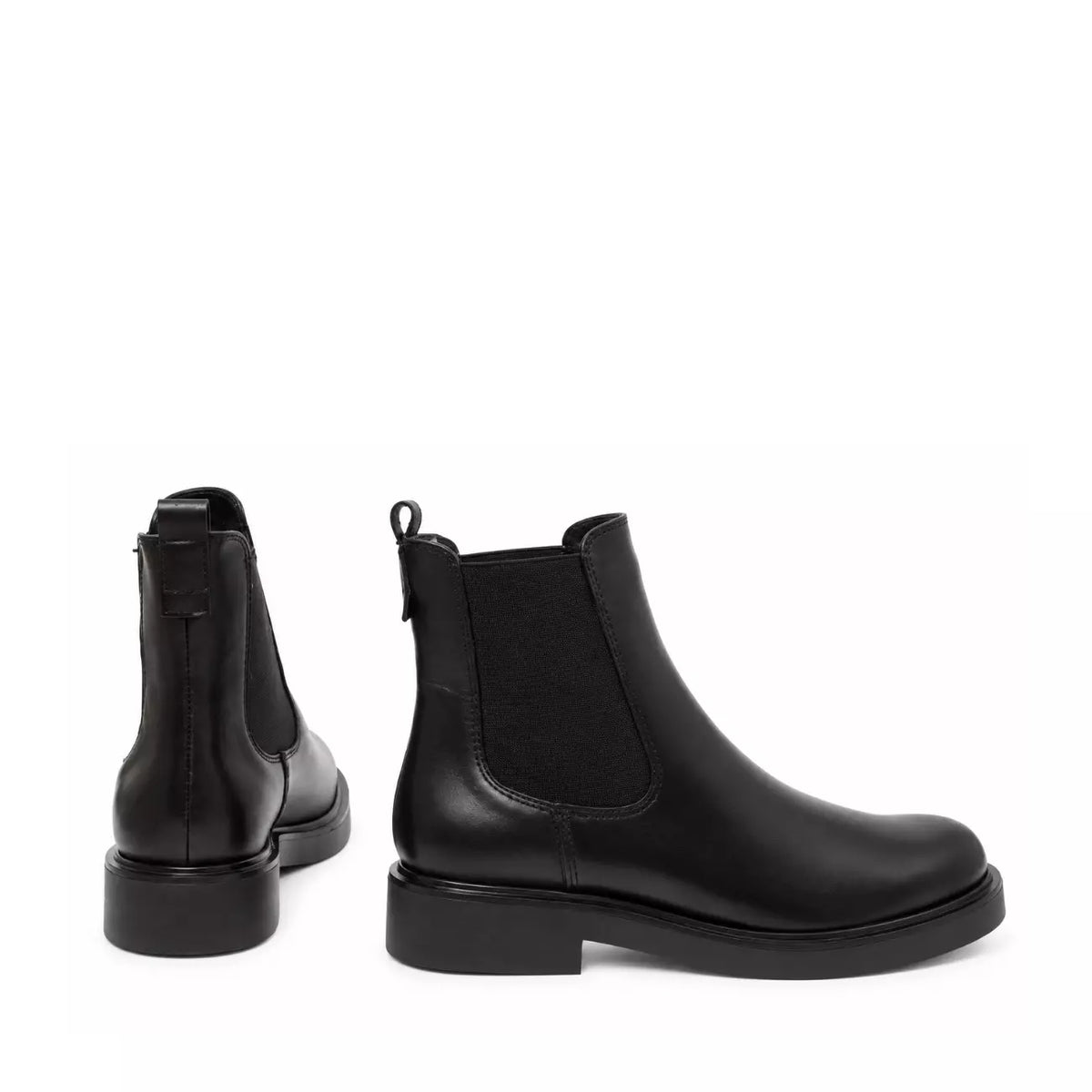 Beatles in nappa nera con elastico laterale | Michele Lopriore