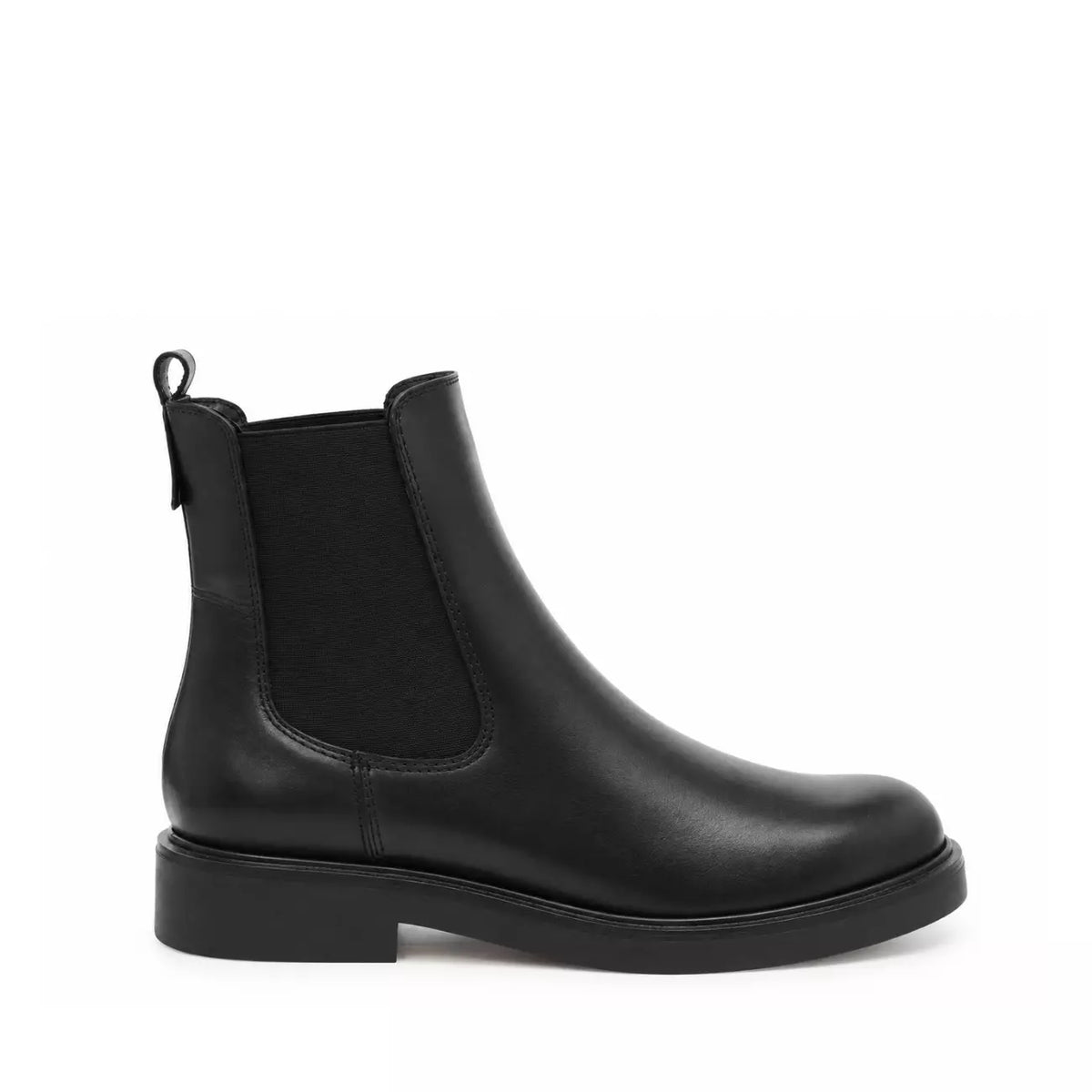 Beatles in nappa nera con elastico laterale | Michele Lopriore
