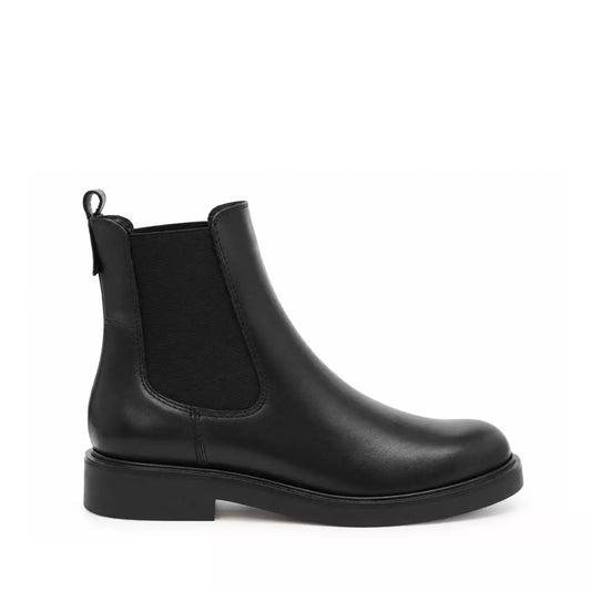 Beatles in nappa nera con elastico laterale | Michele Lopriore