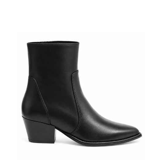 Camperos basso in nappa nera con zip | Michele Lopriore