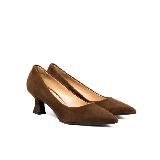 Suede décolleté