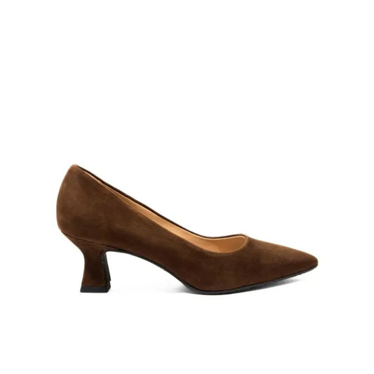 Suede décolleté