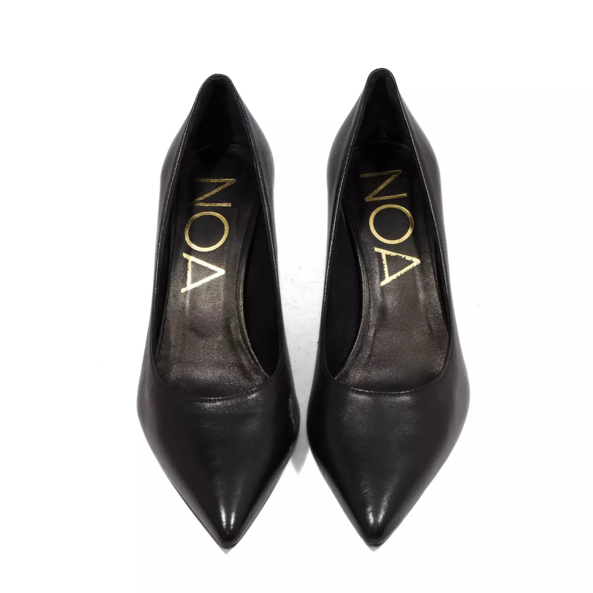 Décolleté donna in nappa nera con tacco alto 7 cm  | Michele Lopriore