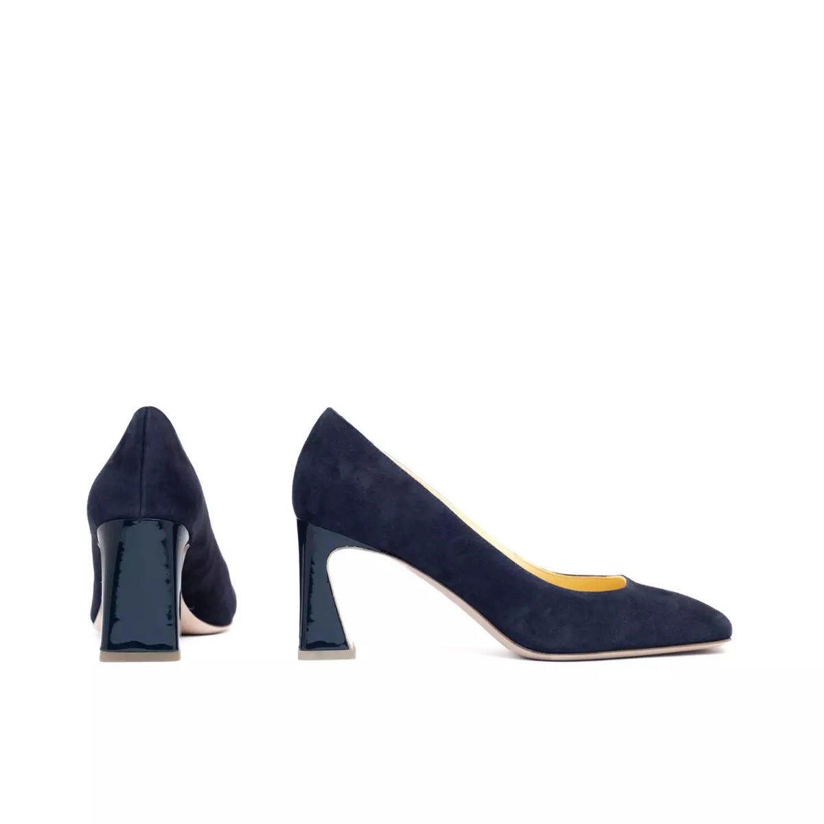 Décolleté in camoscio blu navy  | Michele Lopriore