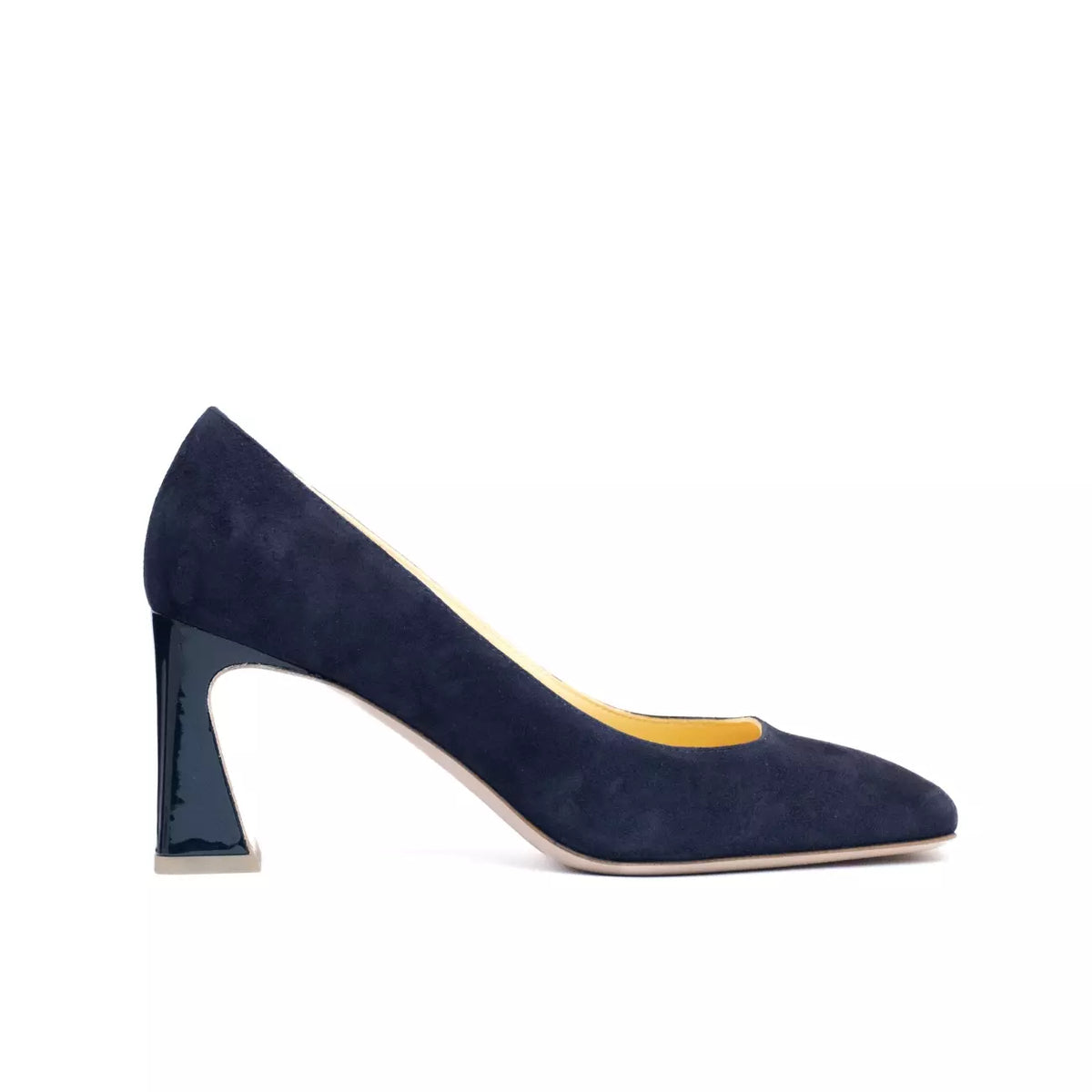 Décolleté in camoscio blu navy  | Michele Lopriore
