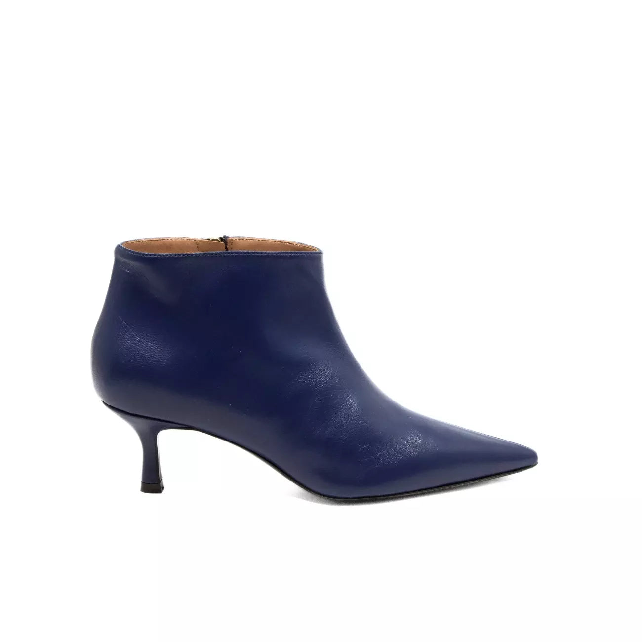 Tronchetto in blu classico con tacco 7 cm | Michele Lopriore